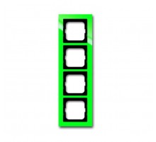 Рамка 4-постовая, серия axcent, цвет зелёный  1754-0-4350   2CKA001754A4350  ABB