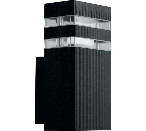 Светильник садово-парковый DH0806, Техно на стену вверх, E27 230V, черный  41153  Feron