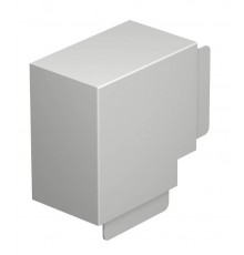 Крышка плоского угла кабельного канала WDK 100x130 мм (ПВХ,светло-серый) (WDK HF100130LGR)  6183557  OBO Bettermann