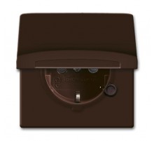 Розетка SCHUKO, 20 EUGKB-31-101, с крышкой, с защитными шторками, Allwetter44, IP44, коричневый, 16А, 250В.  2064-0-0291   2CKA002064A0291  ABB