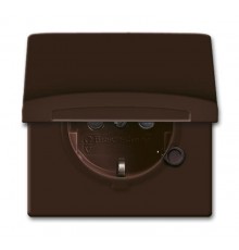 Розетка SCHUKO, 20 EUGKB-31-101, с крышкой, с защитными шторками, Allwetter44, IP44, коричневый, 16А, 250В.  2064-0-0291   2CKA002064A0291  ABB