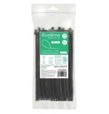 Стяжка кабельная 200х3.6 Чёрная (100шт)  IMT20036B  SE