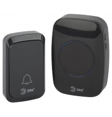 Звонок дверной C88 беспроводной черный 38 мелодий  Б0054087  ЭРА