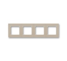 ABB Levit Кофе макиато / белый Рамка 4-ая  3901H-A05040 18W  2CHH015040A6018  ABB