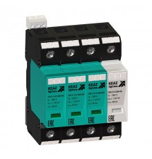 Ограничитель импульсных перенапряжений (УЗИП) OptiDin OM-II-3+N-280/40  114311  КЭАЗ