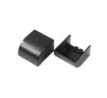 Заглушка 16х16 черная (4 шт/комп) для кабельного канала  PR08.12917  Промрукав