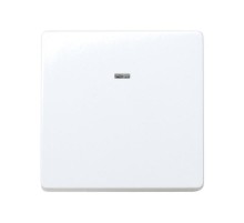 Simon 27 Выключатель 1-кл кнопочный, 10А 250В, широкий модуль, S27, белый  27669-65  Simon