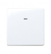 Simon 27 Выключатель 1-кл кнопочный, 10А 250В, широкий модуль, S27, белый  27669-65  Simon