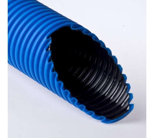 Труба двустенная ПНД/ПВД 160/140,2мм синий  Т2-КЛ0-160С  Рувинил
