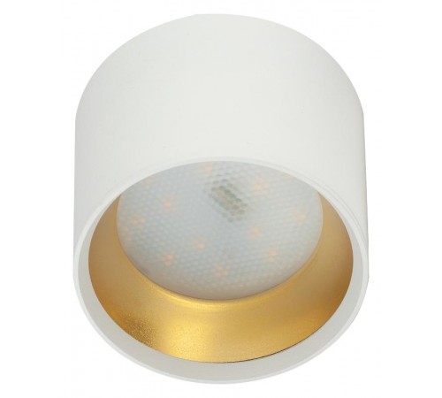 Светильник накладной подсветка OL8 GX53 WH/GD под лампу Gx53, алюминий, цвет белый+золото (40/800)  Б0048536  ЭРА
