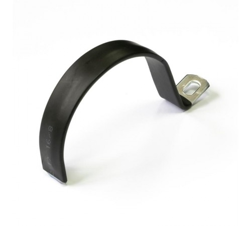 Скоба металлическая однолапковая с полимерным покрытием СМО-П d60-63 мм (50 шт/уп)  PR08.12350  Промрукав