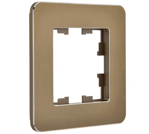 BRITE Рамка 1-ая РУ-1-1-Бр металл латунь RE  BR-M12-M-01-K49  IEK