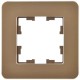 BRITE Рамка 1-ая РУ-1-1-Бр металл латунь RE  BR-M12-M-01-K49  IEK