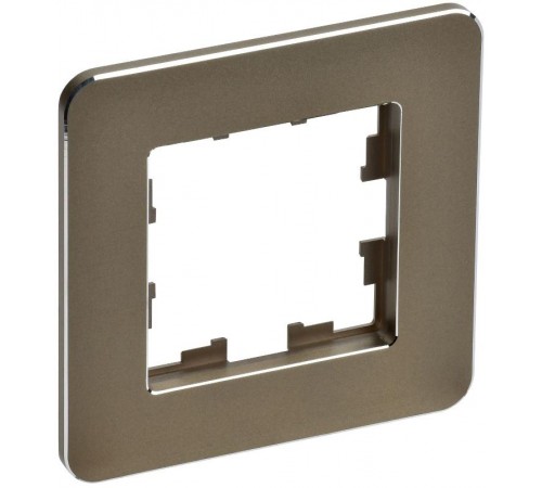 BRITE Рамка 1-ая РУ-1-1-Бр металл латунь RE  BR-M12-M-01-K49  IEK