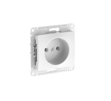 Glossa Белый Розетка без заземления, 16А, механизм, быстрозажимные клеммы  GSL000141S  SE