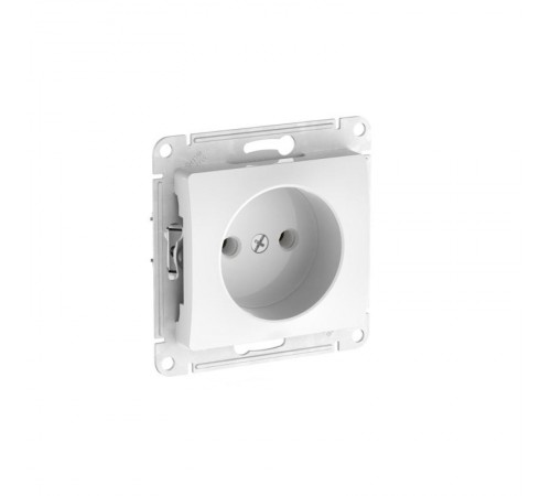 Glossa Белый Розетка без заземления, 16А, механизм, быстрозажимные клеммы  GSL000141S  SE