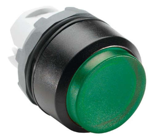 Кнопка MP3-11G зеленая выступающая (только корпус) с подсветкой без фиксации  1SFA611102R1102  ABB