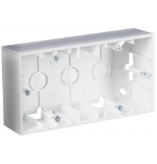 Simon 15 Алюминий Монтажная коробка для накладного монтажа, 2 поста  1590752-033  Simon