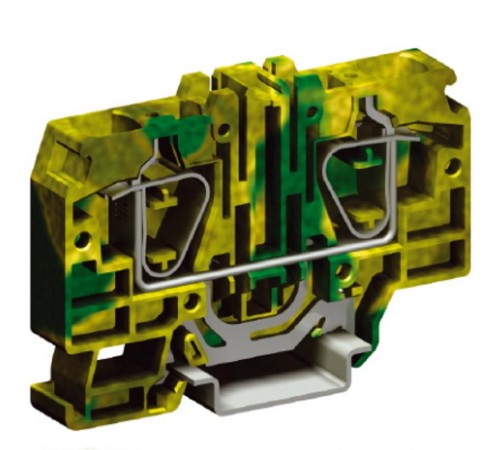 HTE.16, зажим для заземления, 16 кв.мм желто-зеленый  ZHT340  DKC