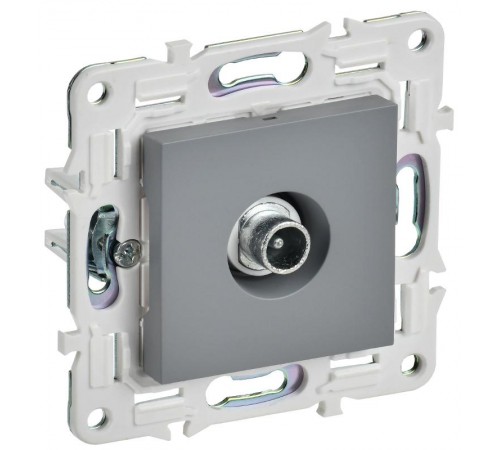 SKANDY Розетка TV проходная SK-A17Gr серый  SK-A10-P-K03  IEK
