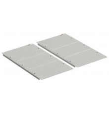 ITK LINEA S Панель основ. шкафа 750х1070мм сер. (2шт/компл)  LS-BP35-750-1070  ITK