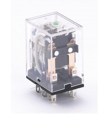 Промежуточное реле 2 конт. с инд. LED 5А 12В DC ПР-1  23219DEK  DEKraft