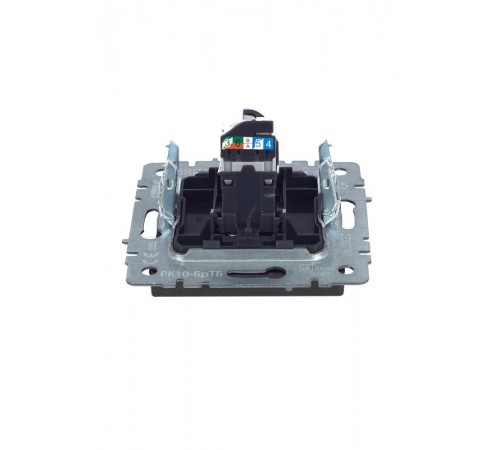 BRITE Розетка компьютерная RJ45 кат.5E РК10-БрТБ темная бронза  BR-K10-1-K45  IEK