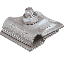 Держатель проводника круглого 6-10 мм для фальца 0.7-3 мм, оцинк.91092Ezetek