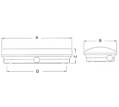 Указатель аварийный светодиодный LYRA 4221-4 LED 3,6Вт 1ч постоянный накладной IP42  4502000020  Световые Технологии