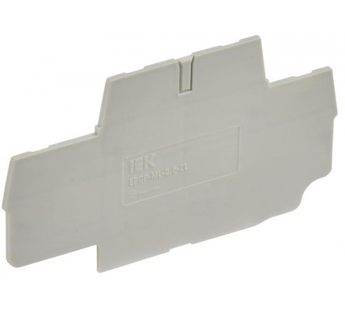 Заглушка для CP-ML 2 ур. 2,5мм2 серая  YCT23-00-2-K03-002-ZGL  IEK