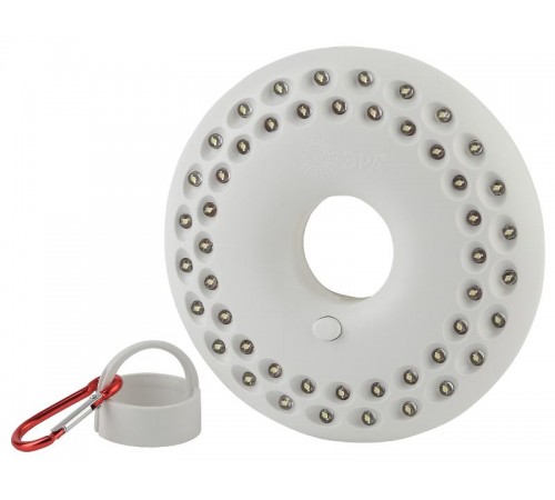 Фонарь кемпинговый 48xLED 3xAA K48 Кемпинг NEW, карабин, батареи в комплекте  Б0032283  ЭРА