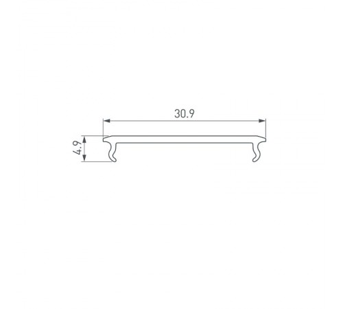 Экран SL-COMFORT-3551-2000 BLACK (arlight, Пластик)  031761  Arlight