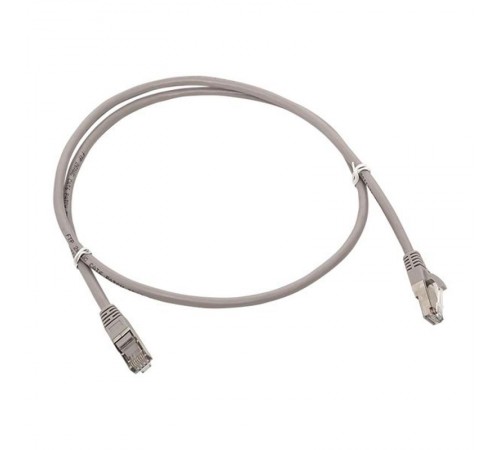 Патч-корд TERACOM PRO Cat.5E экранированный FTP оболочка LSZH серый (2,0м)  TRP-5EFTP-LSH-2M-GY  EKF