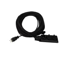 Удлинитель-шнур КГ 3х1.5, 20 м, 3 гнезда, морозостойкий, с/з, 16 А, 3500 Вт, IP44 (Сделано в России)  11-7075  REXANT