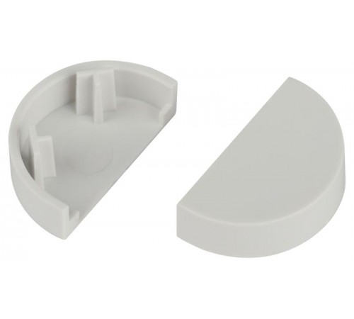 Заглушка ЭРА EC-KK-20-12-FW для полукруглого кабель-канала белая 20х12мм 2шт/комплект Б0064918  ЭРА