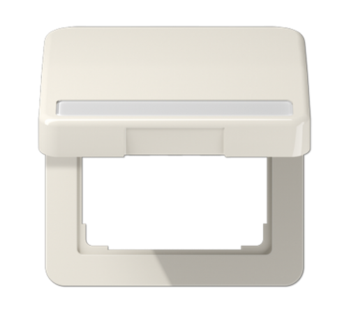 Крышка ударопрочная откидная с возвратной пружиной и полем для надписи 757 мм; слоновая кость  CD590BFNAKL  Jung