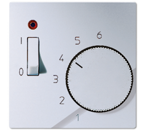 Крышка для регулятора температуры воздуха помещений; алюминий ATR231PLAL Jung