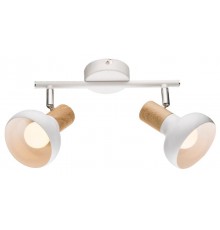 Светильник настенно-потолочный спот Lorena 7052-702 2 х Е14 40 Вт поворотный  Б0054686  Rivoli