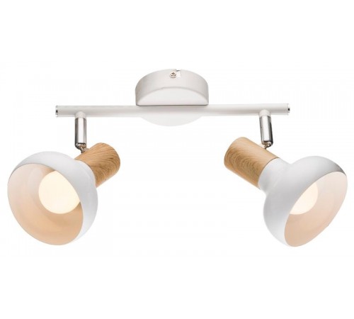 Светильник настенно-потолочный спот Lorena 7052-702 2 х Е14 40 Вт поворотный  Б0054686  Rivoli