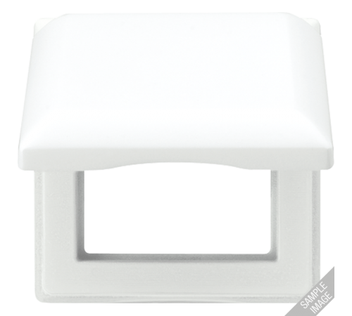 Откидная крышка 80,5 x 80,5 мм; противоударная; слоновая кость  AS581BFKL  Jung