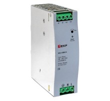 Блок питания на дин рейку 120 вт,Uвх ~ 220 В AC , Uвых - 12 В DC постоянного тока DR-E-120W-12 EKF