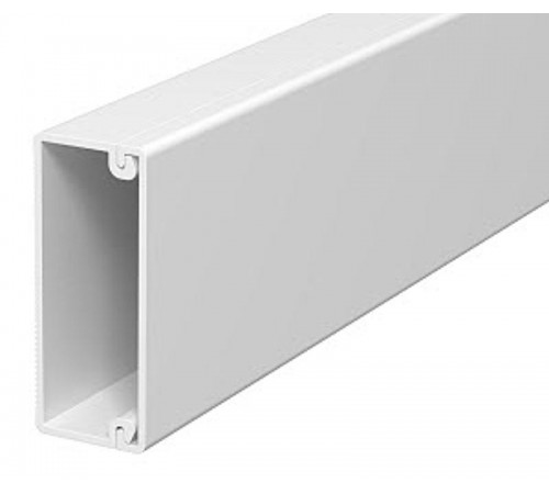 Мини-канал WDK с крышкой 20x50x2000 мм (высота борта 20 мм, крышка 50 мм) ПВХ белый RAL 9010  6168736  OBO Bettermann