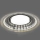 Светильник встраиваемый с белой LED подсветкой CD4038 потолочный GX53 без лампы, прозрачный, хром  40505  Feron