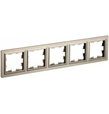 BRITE Рамка 5-ая РУ-5-БрШ шампань   BR-M52-K37  IEK