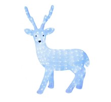 Фигура светодиодная  "Олень-1" ULD-M6393-200/STA WHITE IP20 DEER-1   200 диодов, размер 63*36*93 см, белый, IP20.  11036  Uniel