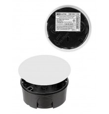 Монтажная коробка У195 СП D75х30 мм, крышка, IP20, инд. штрихкод   SQ1402-1195  TDM