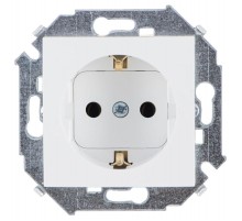 Simon 15 Белый Розетка с/з Schuko, 16А 250В, винт. зажим  1591432-030  Simon