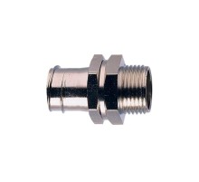 Фитинг SPB16/M20/A, прямой, никелированная латунь, резьба M20, d16, 10 шт. в пачке  7TCA296040R0167  ABB