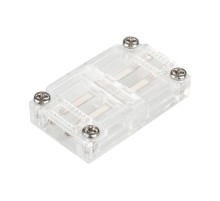 Коннектор прямой для ленты ARL-50000PV (15.5x6mm) прозрачный  027067  Arlight