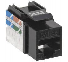 Модуль Keystone Jack кат.5E UTP 110 IDC 90град чёрный  CS1-1C5EU-11-09  ITK